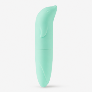 Importação Vibrador Ponto G Com Formato Golfinho Aveludado Importação