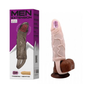 Capa Peniana Com Vibração Por Impacto Extender Men 13,5cm