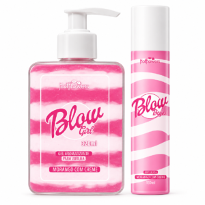Kit Body Splash Beijos E Gel Aromatizante Blow Girl