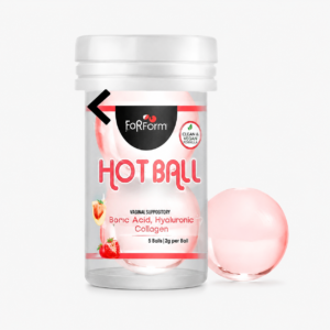 Bolinha Hot Ball Beija Muito 2 Unid.