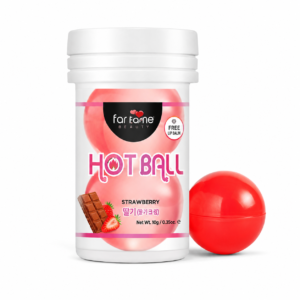 Bolinha Hot Ball Beija Muito 2 Unid. - Uva