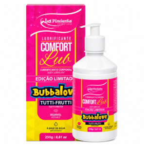 Lubrificante Íntimo Confort Lub Bubbalove 250g Tutti - Frutti Tutti - Frutti